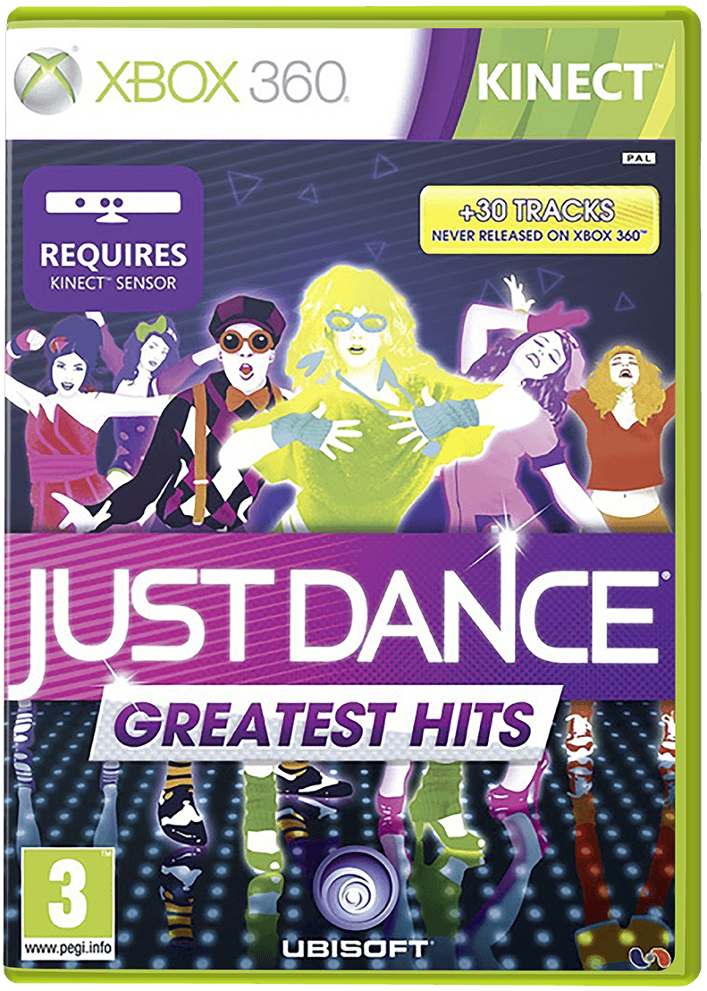 Just Dance Greatest Hits box art for Xbox 360